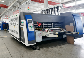 Máquina de Impresión Flexográfica y Troquelado Rotativo