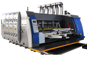Máquina de Impresión Flexográfica y Troquelado Rotativo