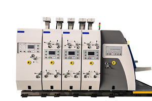 Máquina de Impresión Flexográfica y Troquelado Rotativo